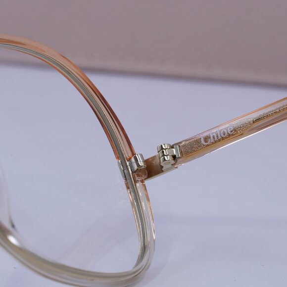 Chloe CH0032O 004 Round Eyeglasses 55mm - Orange - Picture 8 of 11